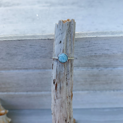 Amber Cove Larimar Ring