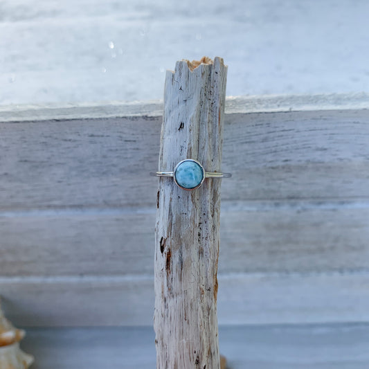 Amber Cove Larimar Ring