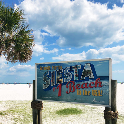 Siesta Key Sand Car Charm